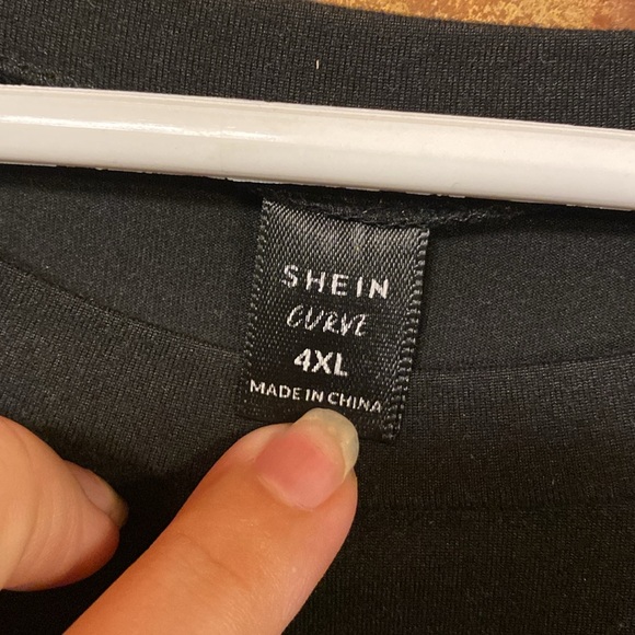 NWOT SHEIN gym tank top muscle tee sz 4XL - Picture 3 of 3